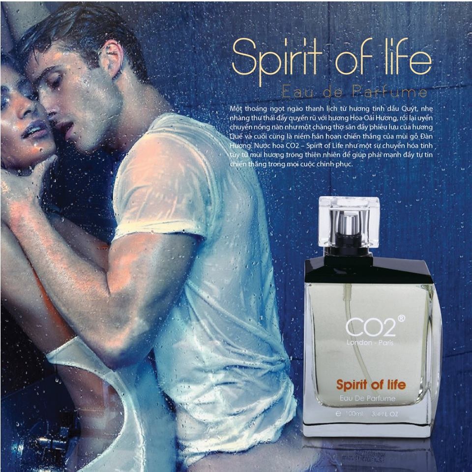 nước hoa co2 spirit of life 100ml